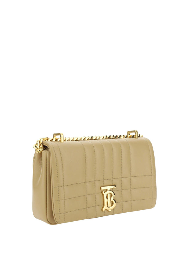 Burberry Oat Beige Leather Lola Shoulder Bag - Ellie Belle