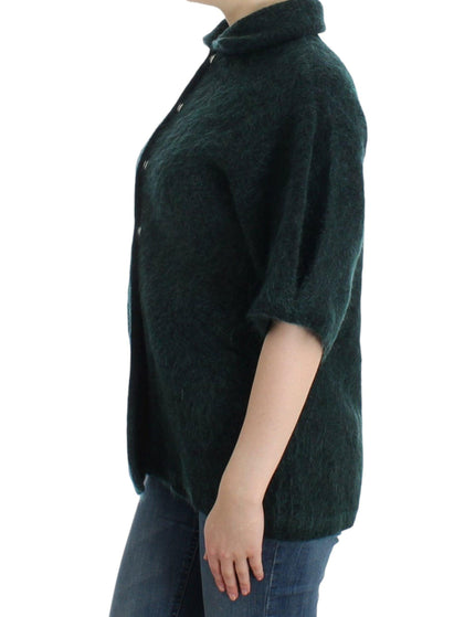 Cavalli Green mohair knitted cardigan - Ellie Belle