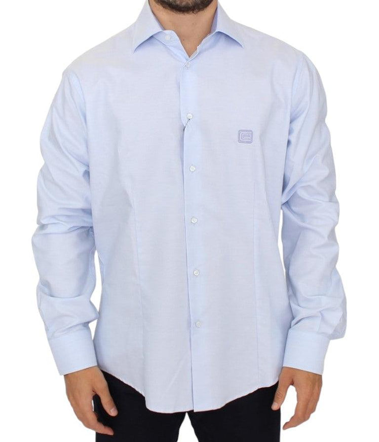 Cavalli Light blue cotton shirt - Ellie Belle