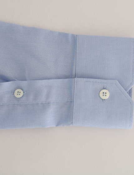Cavalli Men's Light Blue Men's Cotton Slim Fit Shirt - Ellie Belle