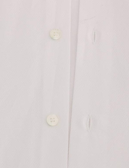 Cavalli Men's White Striped Slim Fit Shirt - Ellie Belle