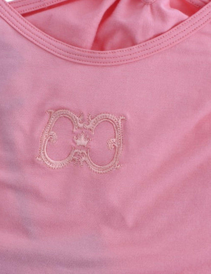 Cavalli Pink cotton tank top - Ellie Belle