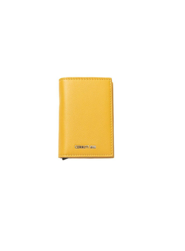 Cerruti 1881 Yellow CALF Leather Wallet - Ellie Belle