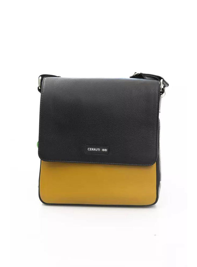 Cerruti 1881 Yellow Leather Messenger Bag - Ellie Belle