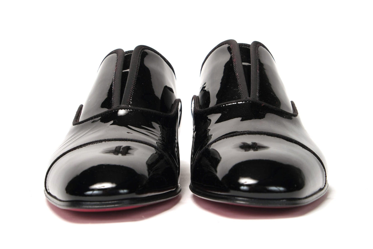 Christian Louboutin Black Alpha Male Flat Shoes - Ellie Belle