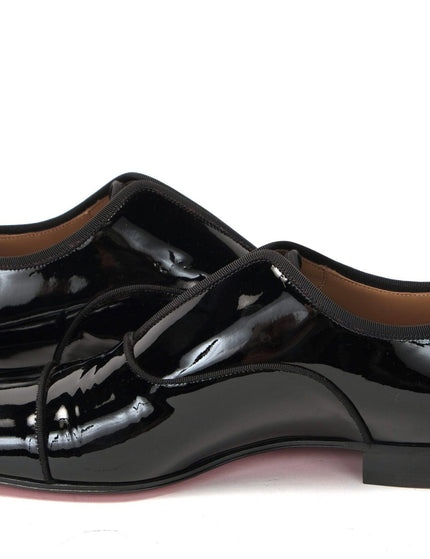 Christian Louboutin Black Alpha Male Flat Shoes - Ellie Belle