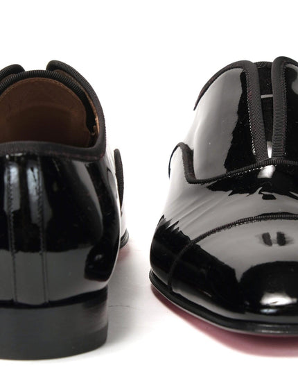 Christian Louboutin Black Alpha Male Flat Shoes - Ellie Belle