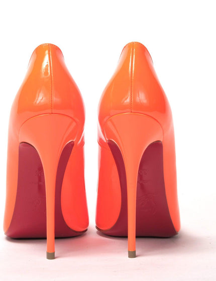 Christian Louboutin Neon Orange So Kate Patent High Heel - Ellie Belle