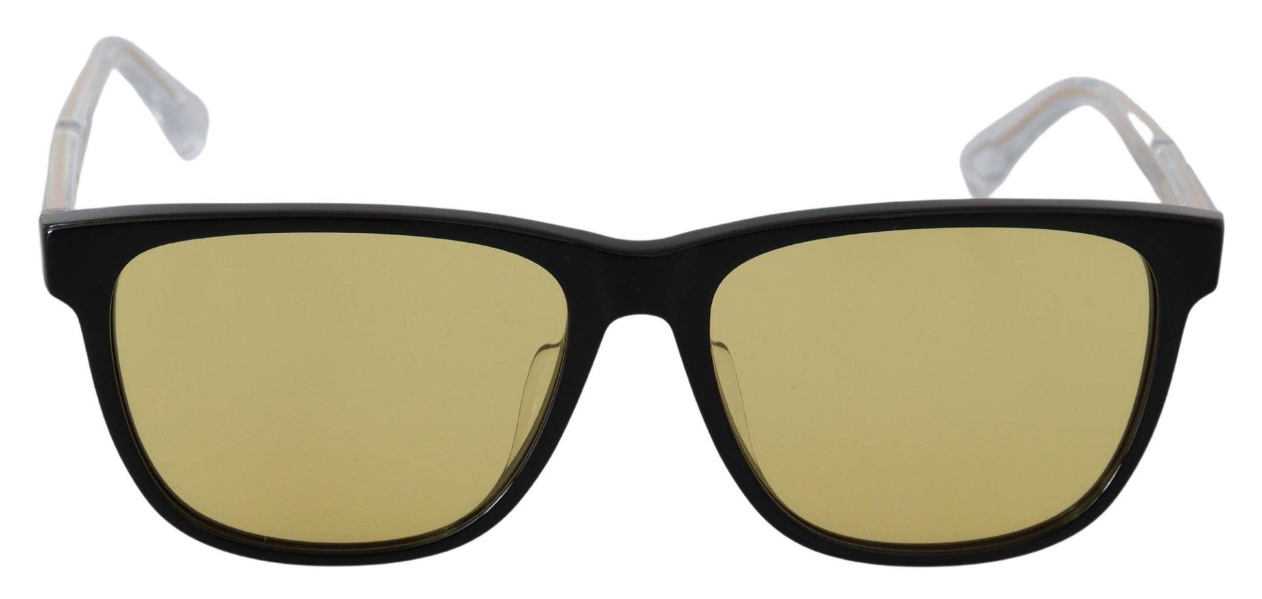 Diesel Black Frame DL0330-D 01E 57 Yellow Transparent Lenses Sunglasses - Ellie Belle