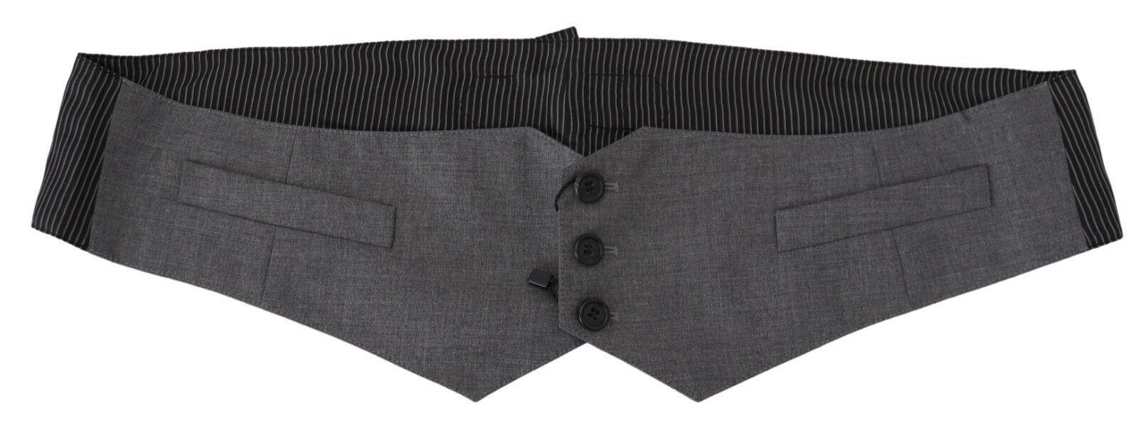 Dior Black Stripes Button Men Waist Cintura Cummerbund - Ellie Belle