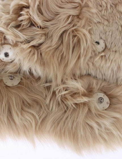 Dolce & Gabbana Beige Alpaca Collar Scarf - Ellie Belle