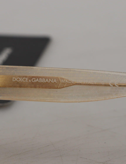 Dolce & Gabbana Beige Crystal Embellishment Round Frame DG4315 Sunglasses - Ellie Belle