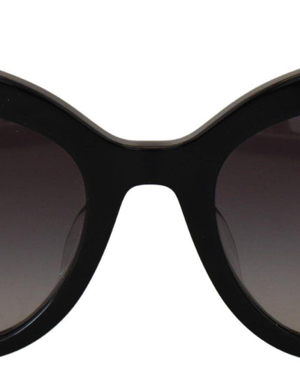 Dolce & Gabbana Black Acetate Frame Carretto Cat Eye Shades Sunglasses - Ellie Belle