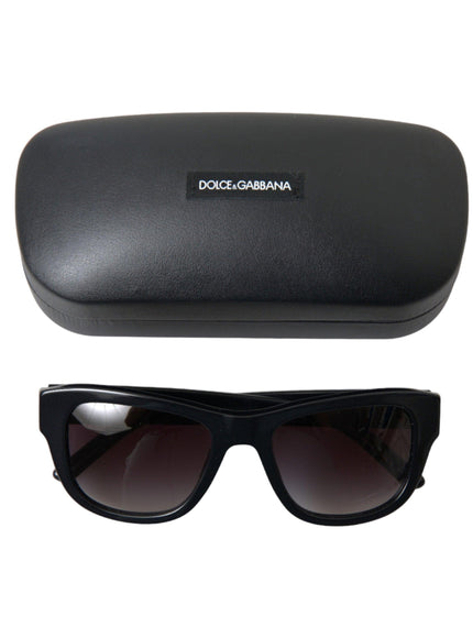 Dolce & Gabbana Black Acetate Frame Grey Lens Shades DG4177 Sunglasses - Ellie Belle