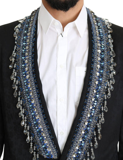 Dolce & Gabbana Black Beads Embellished 2 Piece MARTINI Suit - Ellie Belle