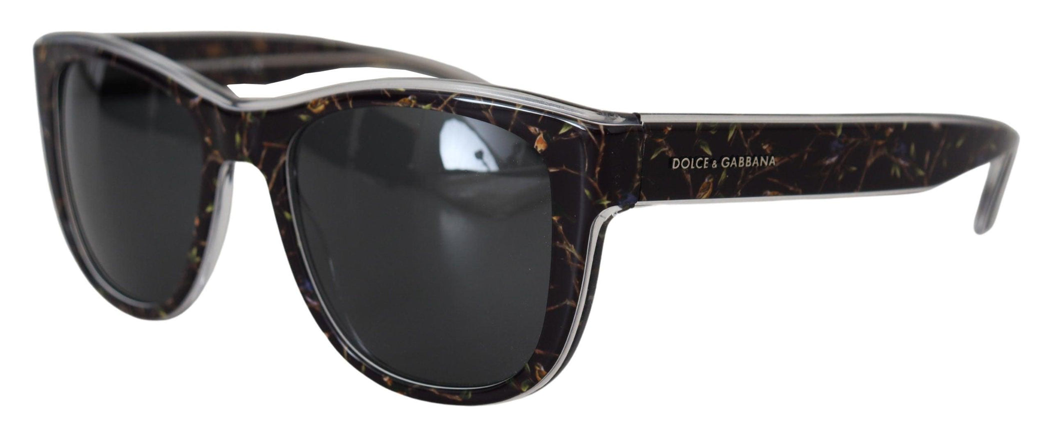 Dolce & Gabbana Black Bird Square Full Rim Acetate DG4284 Sunglasses - Ellie Belle