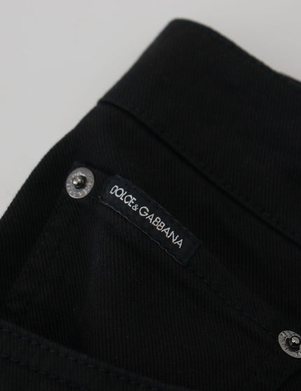 Dolce & Gabbana Black Cotton Denim Jeans - Ellie Belle