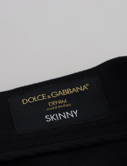 Dolce & Gabbana Black Cotton Denim Jeans - Ellie Belle