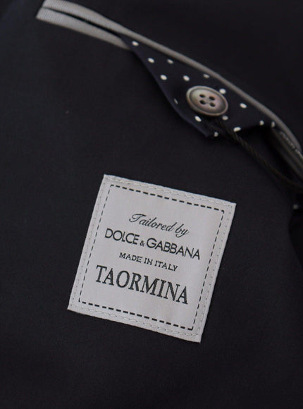 Dolce & Gabbana Black Cotton Formal Taormina Blazer - Ellie Belle