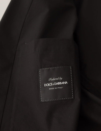 Dolce & Gabbana Black Cotton Single Breasted Blazer Jacket - Ellie Belle