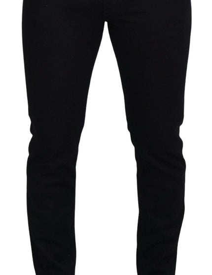 Dolce & Gabbana Black Cotton Skinny Casual Denim Jeans - Ellie Belle