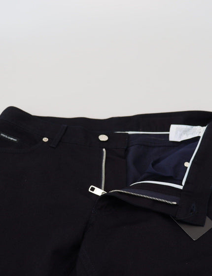 Dolce & Gabbana Black Cotton Skinny Casual Denim Jeans - Ellie Belle