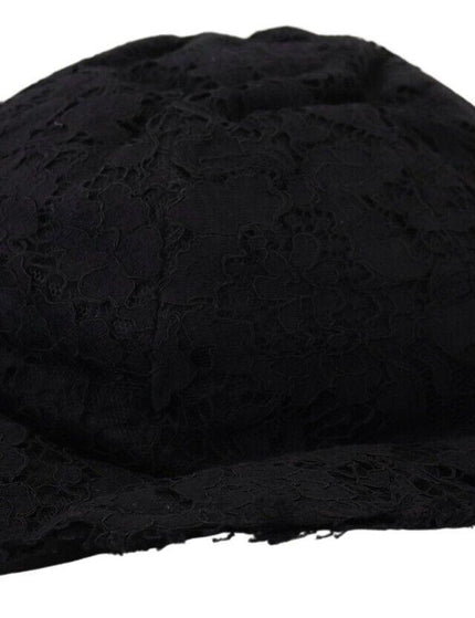 Dolce & Gabbana Black Cotton Wide Brim Shade Hat - Ellie Belle