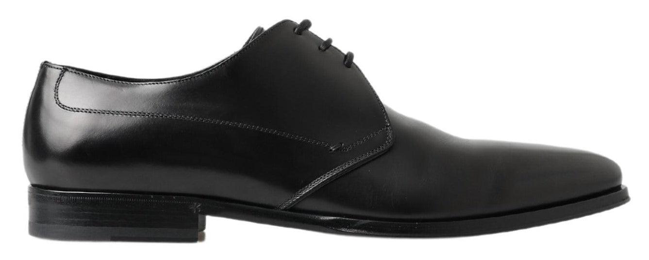 Dolce & Gabbana Black Derby Formal Dress Shoes - Ellie Belle