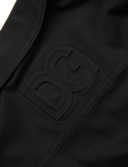 Dolce & Gabbana Black DG Cotton Stretch Denim Jacket - Ellie Belle