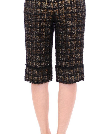 Dolce & Gabbana Black fabric shorts pants - Ellie Belle