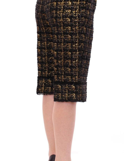 Dolce & Gabbana Black fabric shorts pants - Ellie Belle