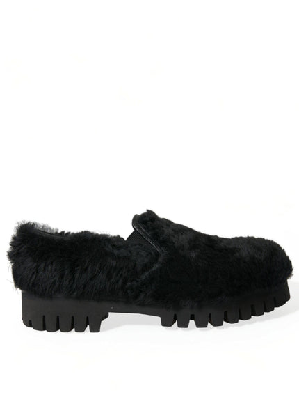 Dolce & Gabbana Men's Leather Slip-on Loafers