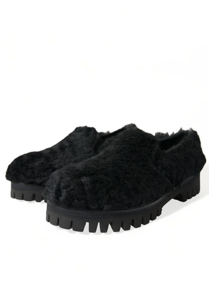 Dolce & Gabbana Men's Leather Slip-on Loafers