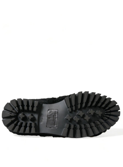 Dolce & Gabbana Men's Leather Slip-on Loafers