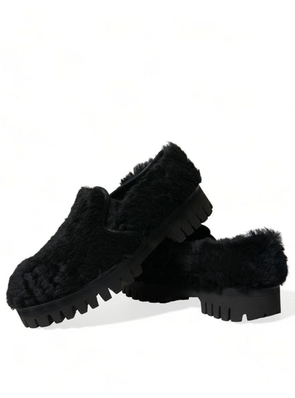 Dolce & Gabbana Men's Leather Slip-on Loafers