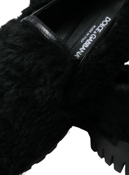 Dolce & Gabbana Men's Leather Slip-on Loafers