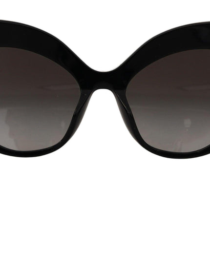 Dolce & Gabbana Black Gold Sequin Butterfly Polarized DG4326 Sunglasses - Ellie Belle