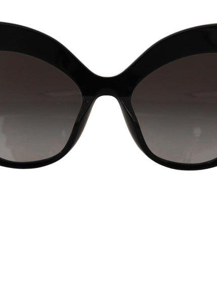 Dolce & Gabbana Black Gold Sequin Butterfly Polarized DG4326 Sunglasses