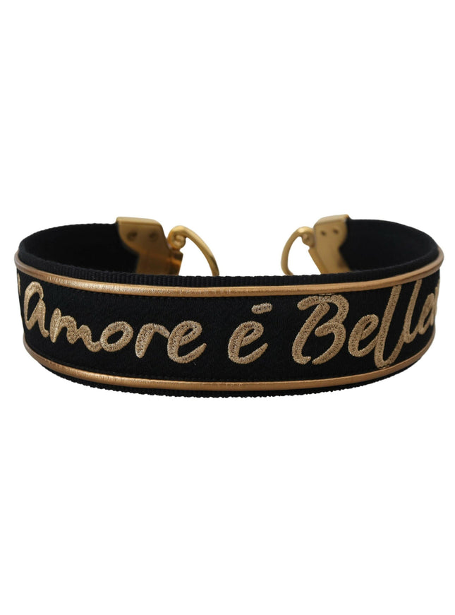 Dolce & Gabbana Black L'Amore E'Bellezza Bag Shoulder Strap - Ellie Belle
