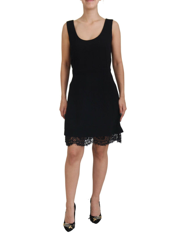 Dolce & Gabbana Black Lace Sheath A-line SARTORIA Dress - Ellie Belle