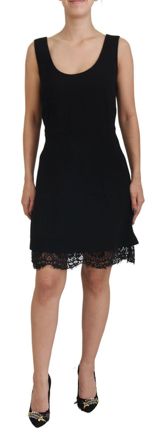 Dolce & Gabbana Black Lace Sheath A-line SARTORIA Dress - Ellie Belle