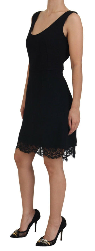 Dolce & Gabbana Black Lace Sheath A-line SARTORIA Dress - Ellie Belle