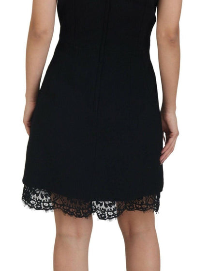 Dolce & Gabbana Black Lace Sheath A-line SARTORIA Dress - Ellie Belle