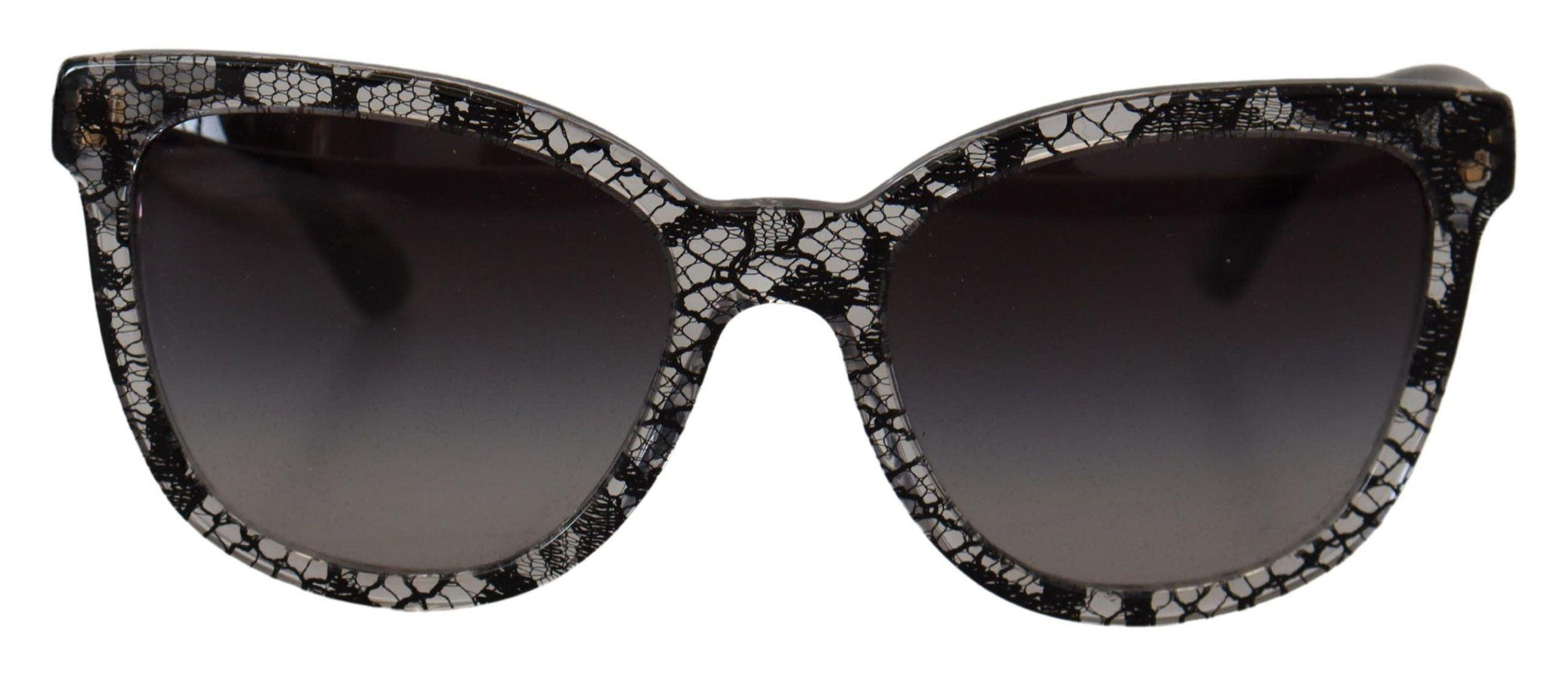 Dolce & Gabbana Black Lace White Acetate Frame Shades DG4190 Sunglasses - Ellie Belle