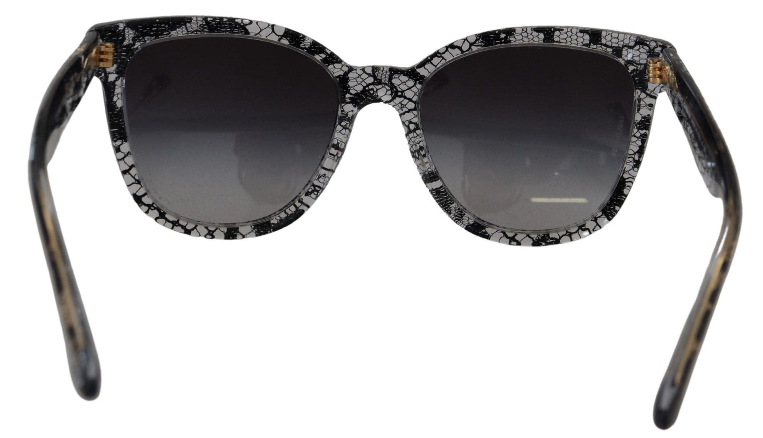 Dolce & Gabbana Black Lace White Acetate Frame Shades DG4190 Sunglasses - Ellie Belle