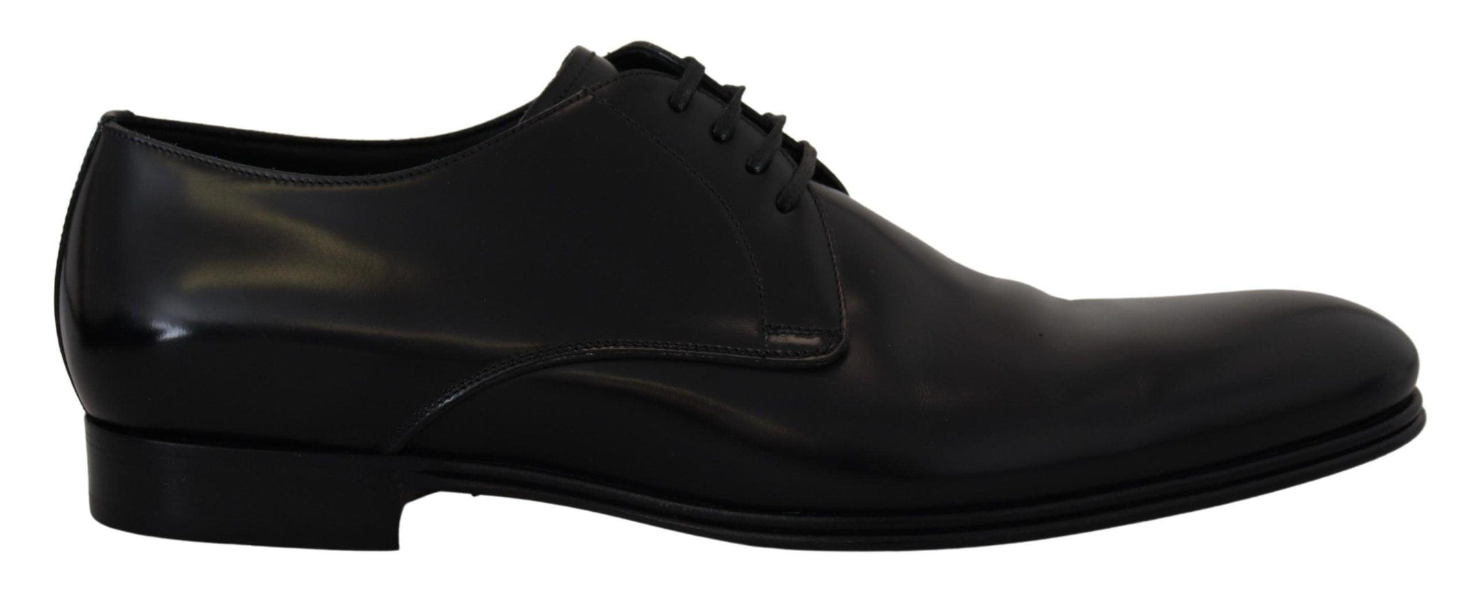 Dolce & Gabbana Black Leather Formal Dress Shoes - Ellie Belle