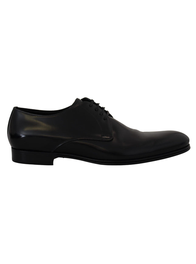 Dolce & Gabbana Black Leather Formal Dress Shoes - Ellie Belle