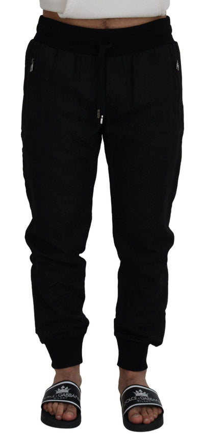 Dolce & Gabbana Black Men Casual Jogger Pants - Ellie Belle