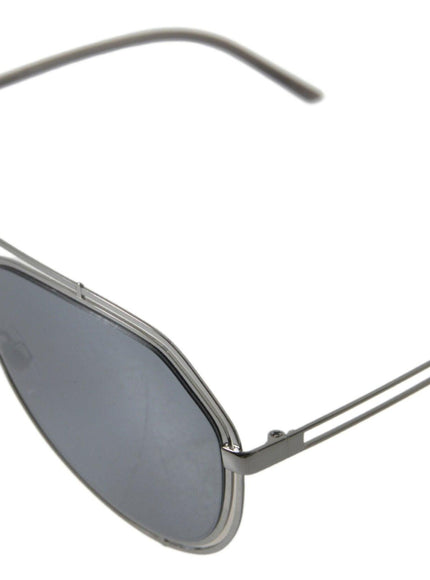 Dolce & Gabbana Black Metal Frame DG2176 Gray Lenses Pilot Aviator Sunglasses - Ellie Belle