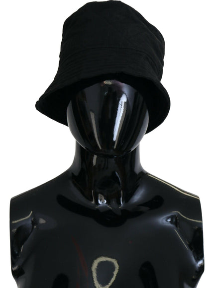 Dolce & Gabbana Black Nylon Women Bucket Cap Hat - Ellie Belle